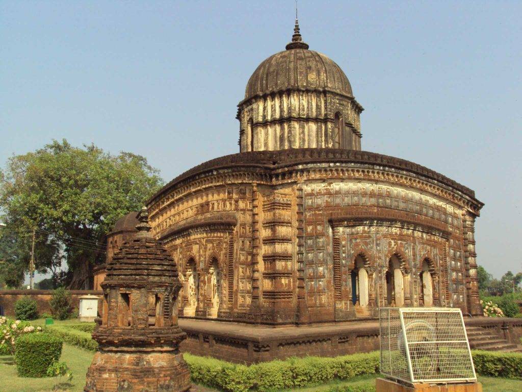 Terracotta work at Radheshyam Temple in Bishnupur