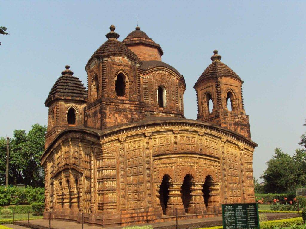 Terracotta Work at Shyamrai Temple in Bishnupur