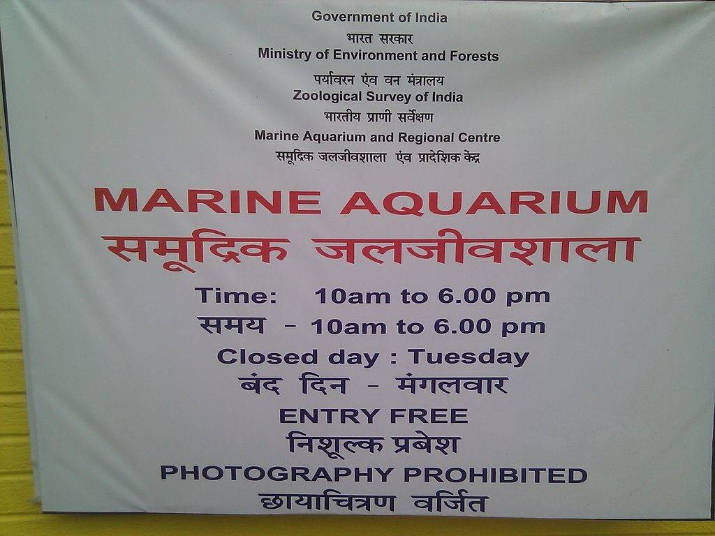 Marine Aquarium at Digha