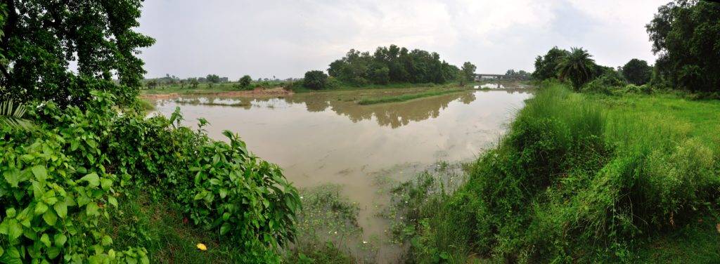 Kopai river at Santiniketan