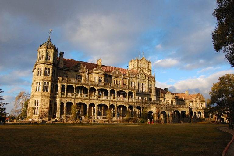 Evening sunlight on the Retreat at Shimla