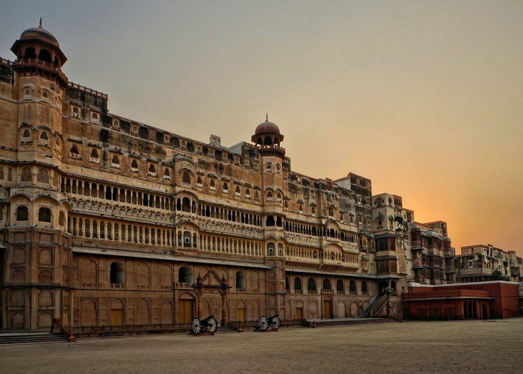 Junagarh Fort in the evening lights