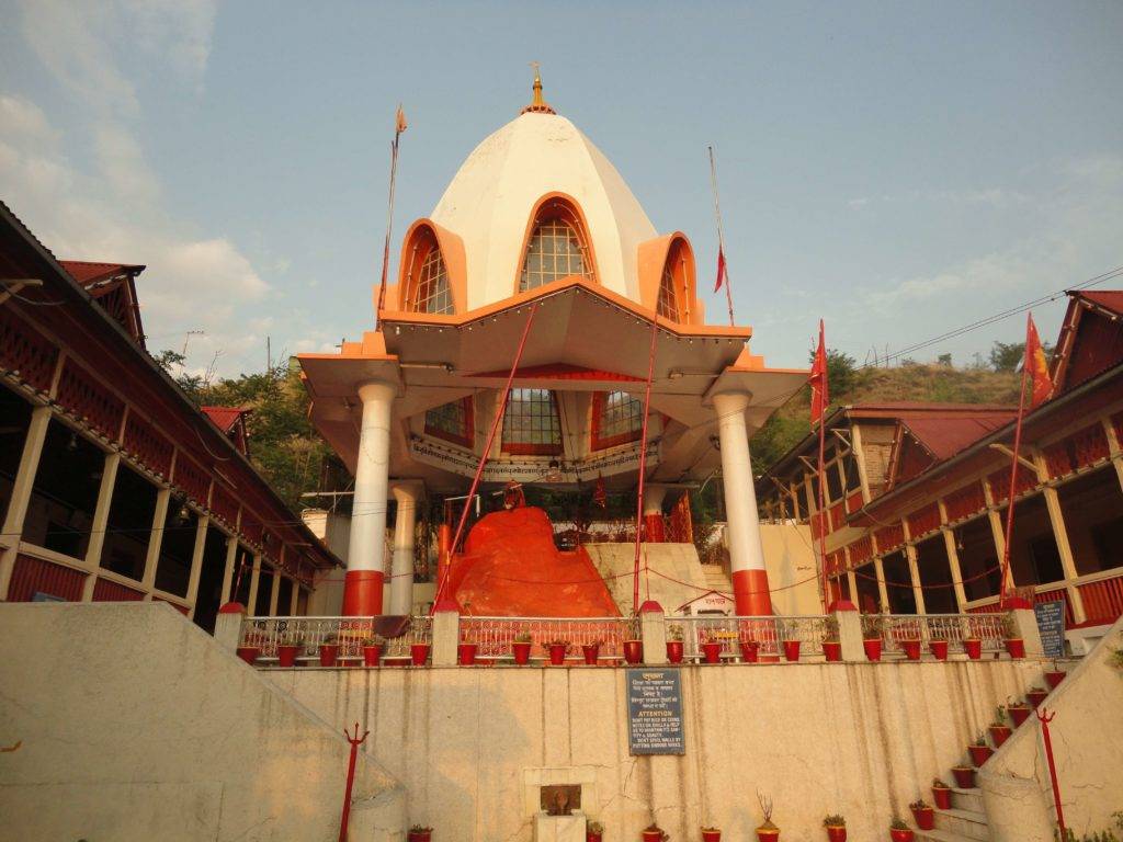 The temple at Hari Parbat near Srinagar
