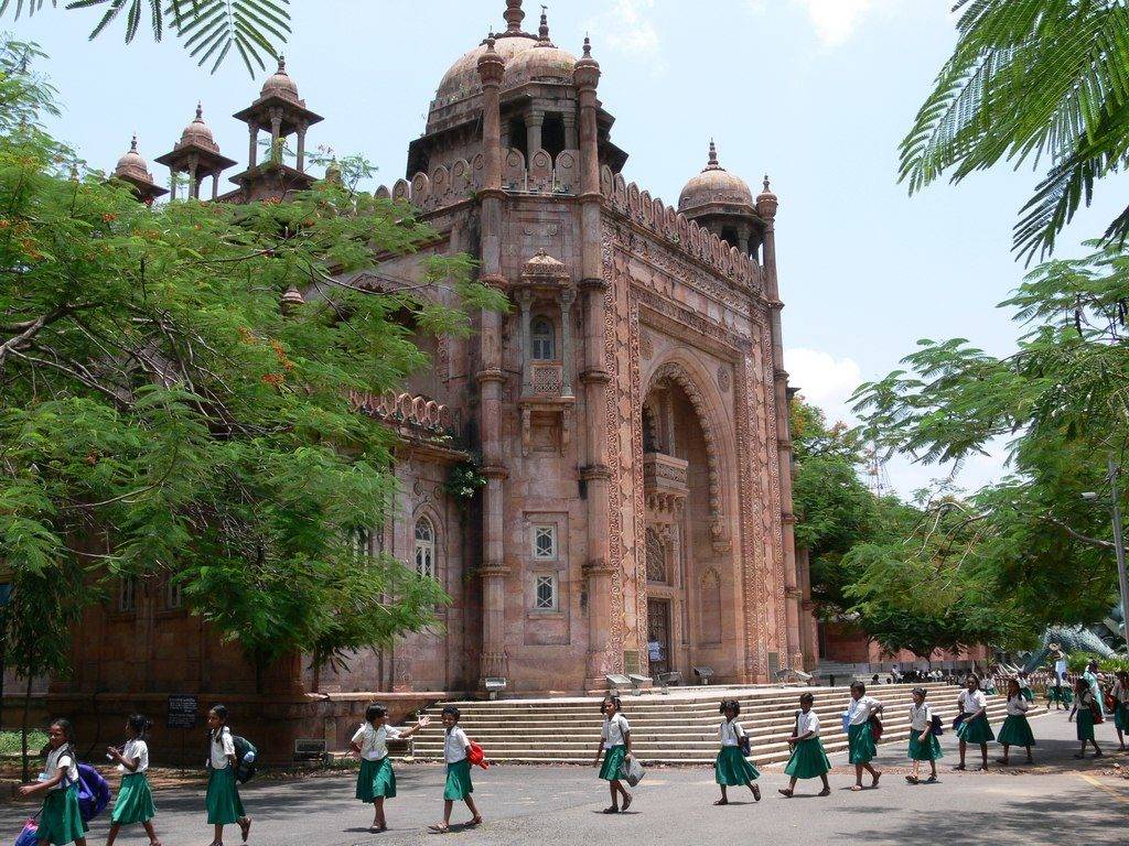 The National Art Gallery building at Chennai