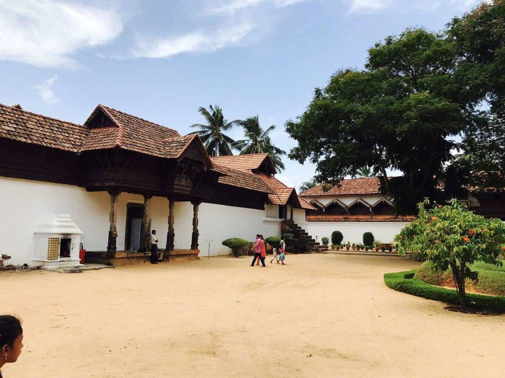 Entrance of Padmanbapuram Palace at Kanyakumari