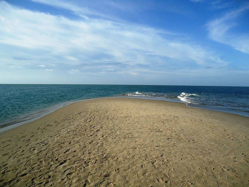 The Southernmost tip of the land at Dhanushkodi near Rameswaram