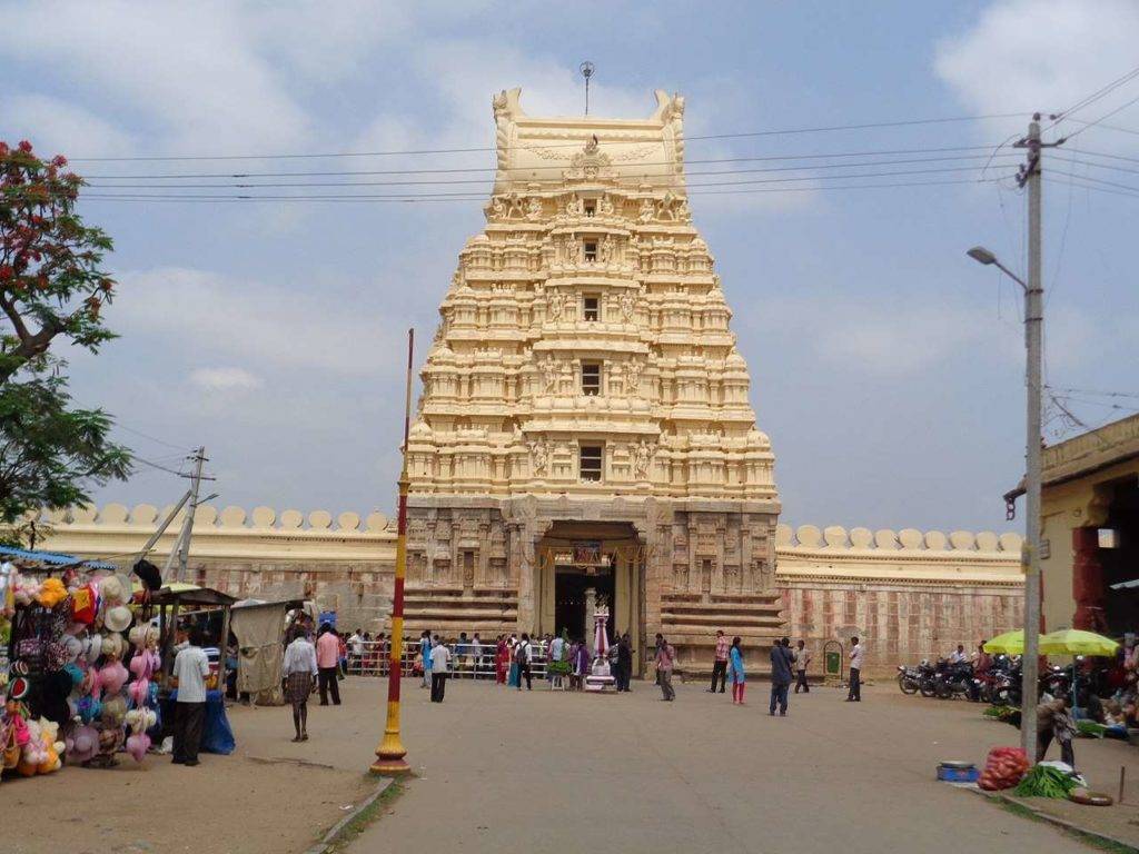 Entry gate of Sri Ranganatha Swamy Temple at Mysore