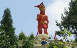 Idol of Lord Hanuman at Gangtok Hanuman Tok