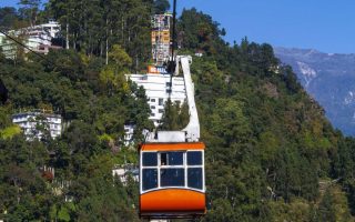 Cable car ride at Gangtok