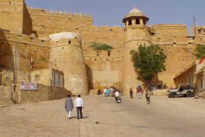 Yellow stone structure of Jaisalmer Fort