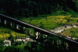 Jhalong Bridge on the river