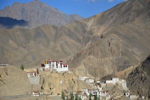 Lamayuru Monastery on a bright sunny day