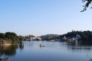 Nakki Lake and the surrounding town of Mount Abu